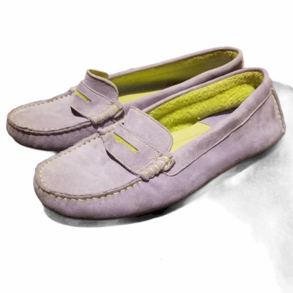 Women's JOHNSTON & MURPHY Lilac Loafers (7/7.5) - Picture 8 of 16